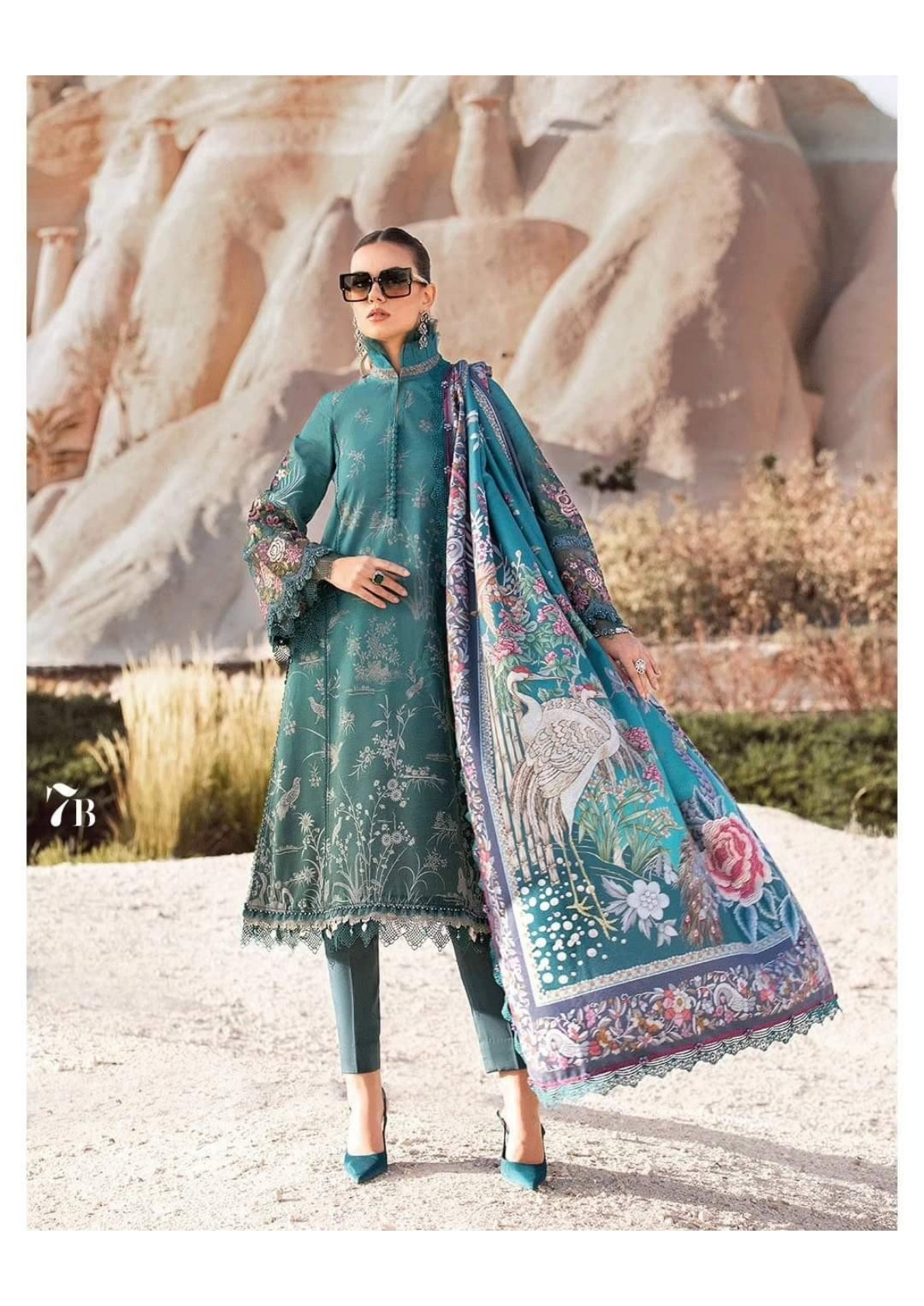 UNSTITCHED M.PRINTS | MPT-2007-B